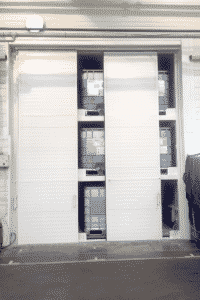 Magazyny techniczne działające na zasadzie regału przepływowego IBC (Kontenery chemiczne - Magazyny przeciwpożarowe - IKAPOL)