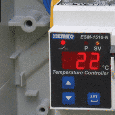 Wyposażenie magazyny przeciwpożarowego REI120 (kontenery chemiczne) - pomiar temperatury