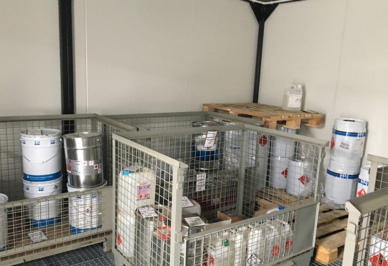 Kontenery chemiczne - Magazyny przeciwpożarowe - IKAPOL