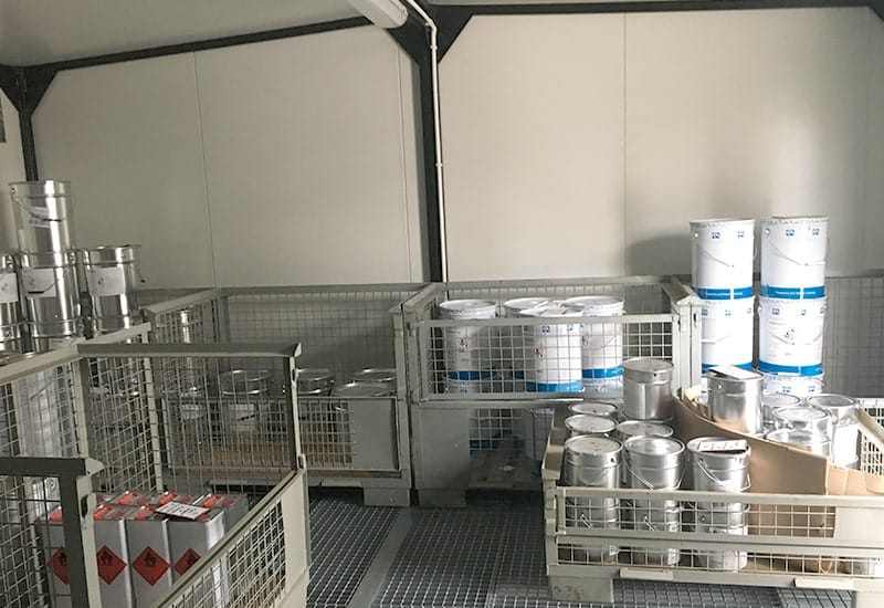 Kontenery chemiczne - Magazyny przeciwpożarowe - IKAPOL